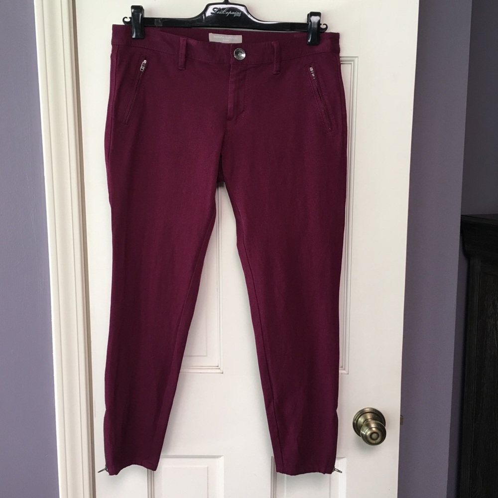 Maroon Sloan Skinny Fit 6P